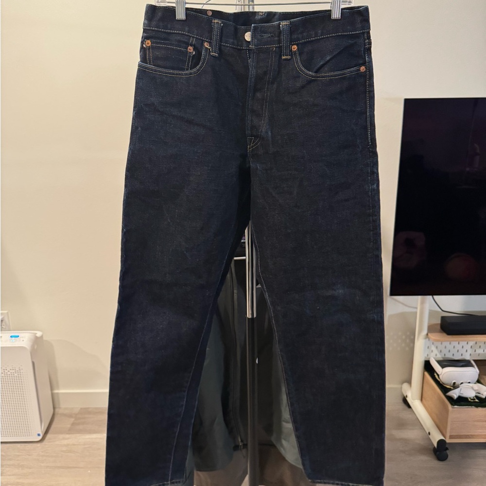 Momotaro Deep Indigo Straight Jeans